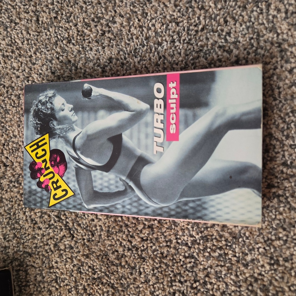 Crunch Turbo Sculpt‎ VHS Workout Tape 1995 Debbee Sharpe 30 Min Fitness SV10027